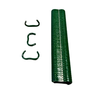 Svorky PVC, zelené