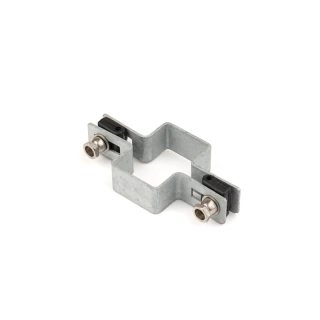 Príchytka panelu na stĺp 60x40mm, 4mm, priebežná, ZN