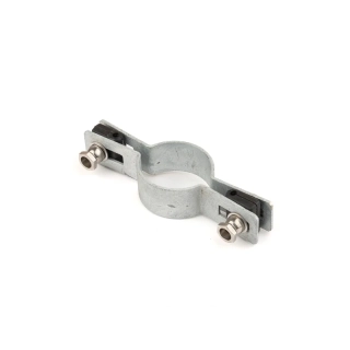 Príchytka panelu na stĺp 38mm, 4mm, priebežná, ZN