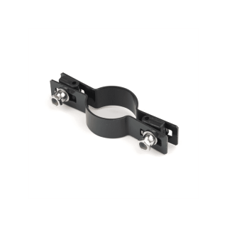 Príchytka panelu na stĺp 38mm, 4mm, priebežná, ZN+PVC, antracit