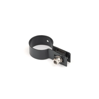Príchytka panelu na stĺp 38mm, 5mm, koncová, ZN+PVC, antracit