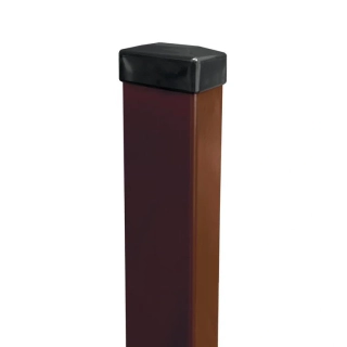 Stĺpik hnedý 60x40 mm, hranatý, 180 cm
