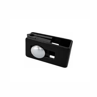 Príchytka panelu na stenu, čierna